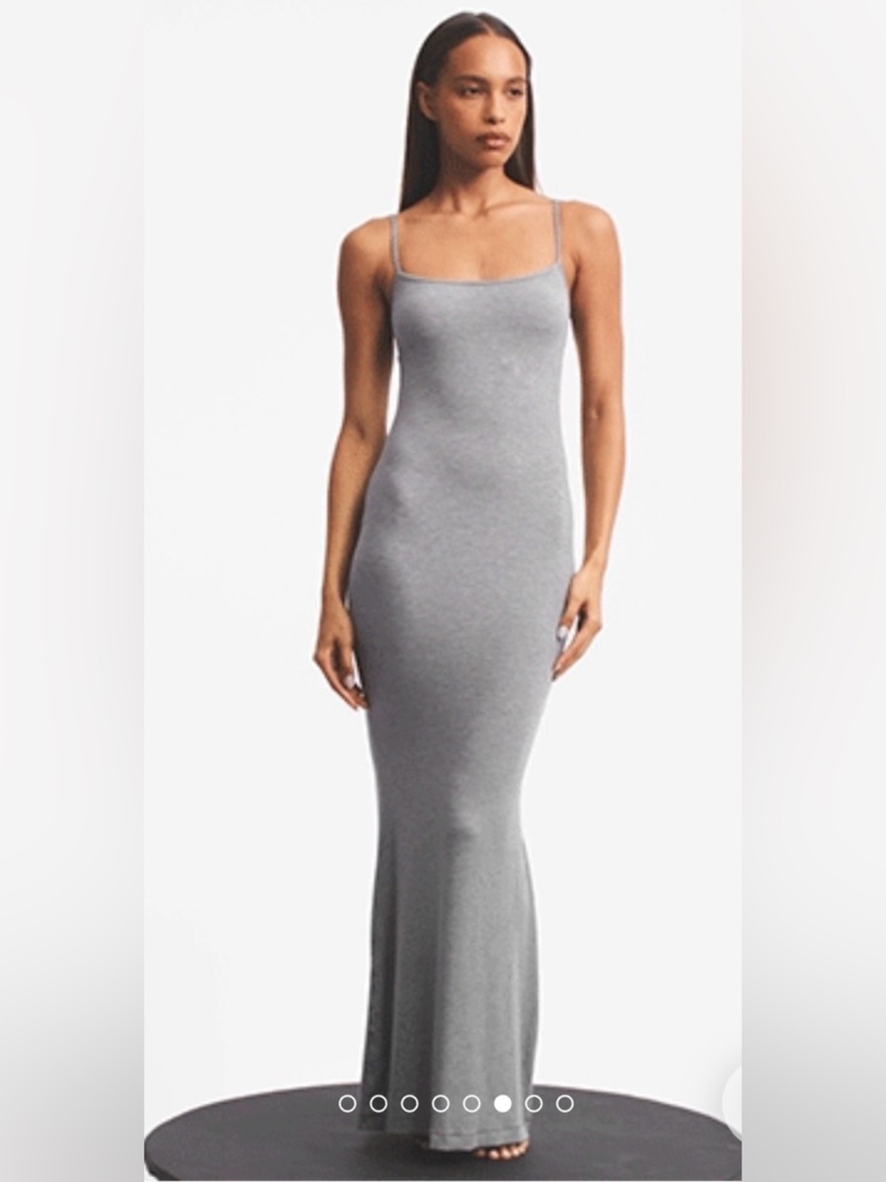 SKIMS NEW soft lounge long slip dress - Heather gray